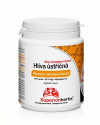 Hliva ustricová s extraktom z rakytníku - Superionherbs, 90 kps x 500 mg